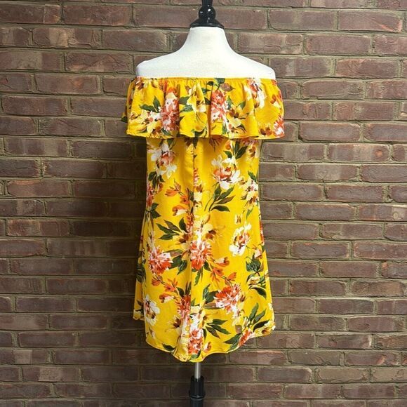 Urban Rose Women’s Floral Off Shoulder Dress Size XL NEW - Picture 4 of 6